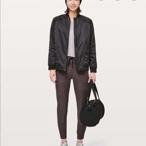 Lululemon Trace Black Bomber Jacket